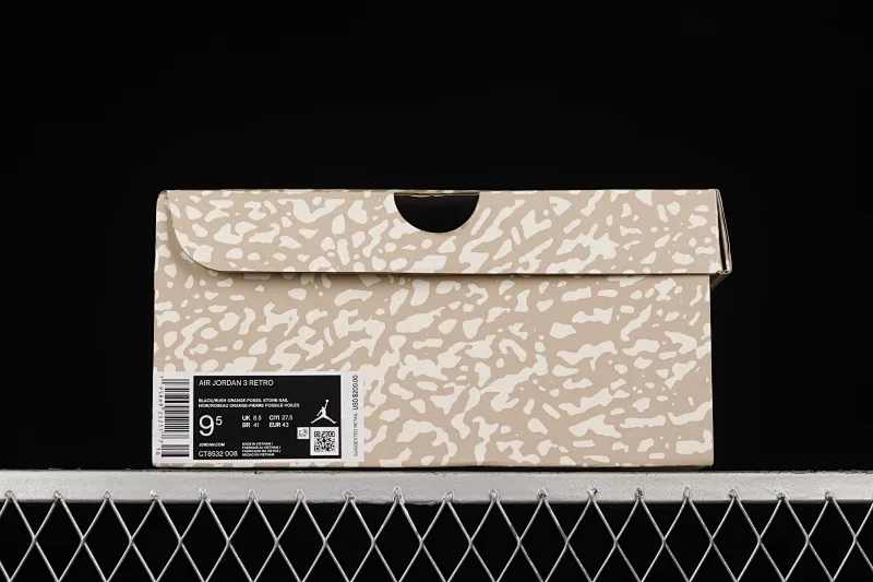 All categories Air Jordan Jordan series basketball shoes Air Jordan 3 foreign trade version Air Jordan 3 SE "Denim" AJ3 Joe 3 black brown cement CT8532-008